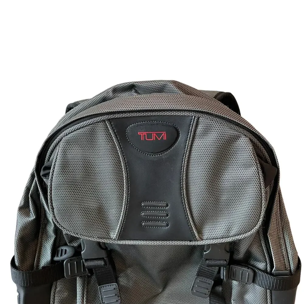 Tumi Laptop Backpack Gray Black Unisex